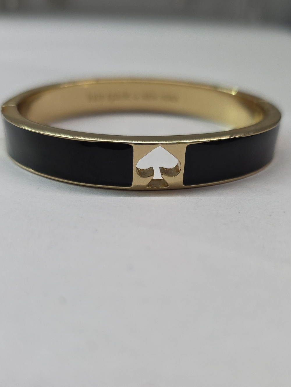 Kate Spade Hole Punch Spade Hinge Bangle